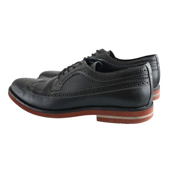 Mens Black Leather Gordon Rush Lace Up Dress Shoes - Size 10.5M main image 9